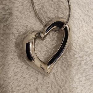 Park Lane Silver Stylized Heart